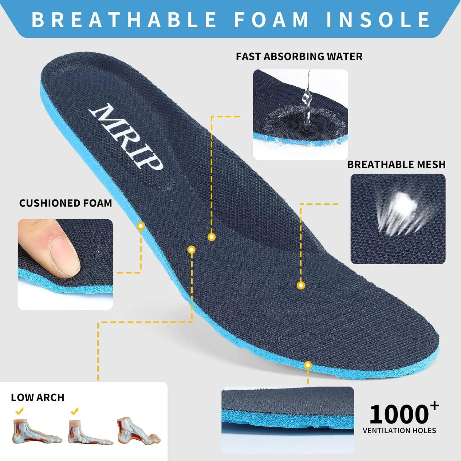 Mesh Sneakers for Women - Non Slip, Slip On, Sock Sneakers - Light Weight, Air Cushion Running, Work Shoes
