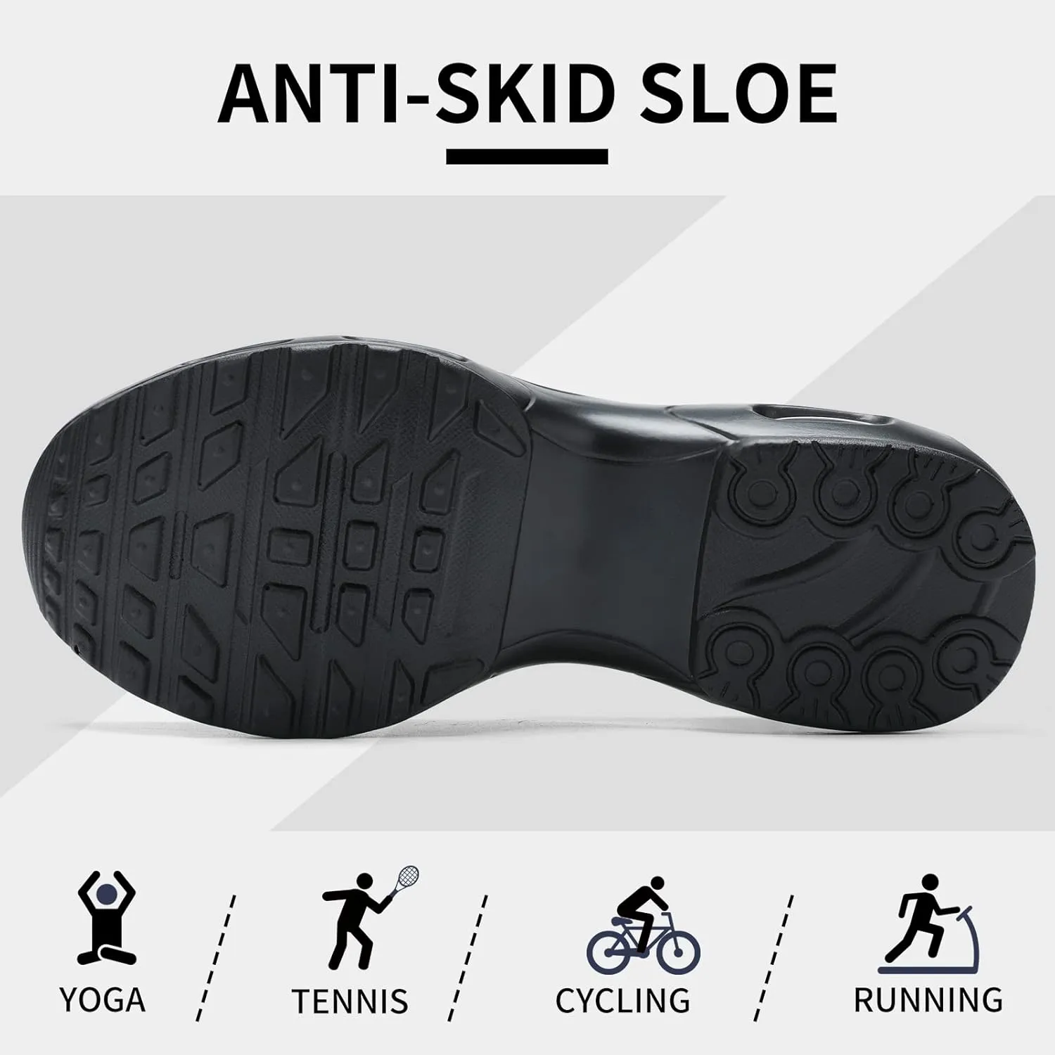 Mesh Sneakers for Women - Non Slip, Slip On, Sock Sneakers - Light Weight, Air Cushion Running, Work Shoes