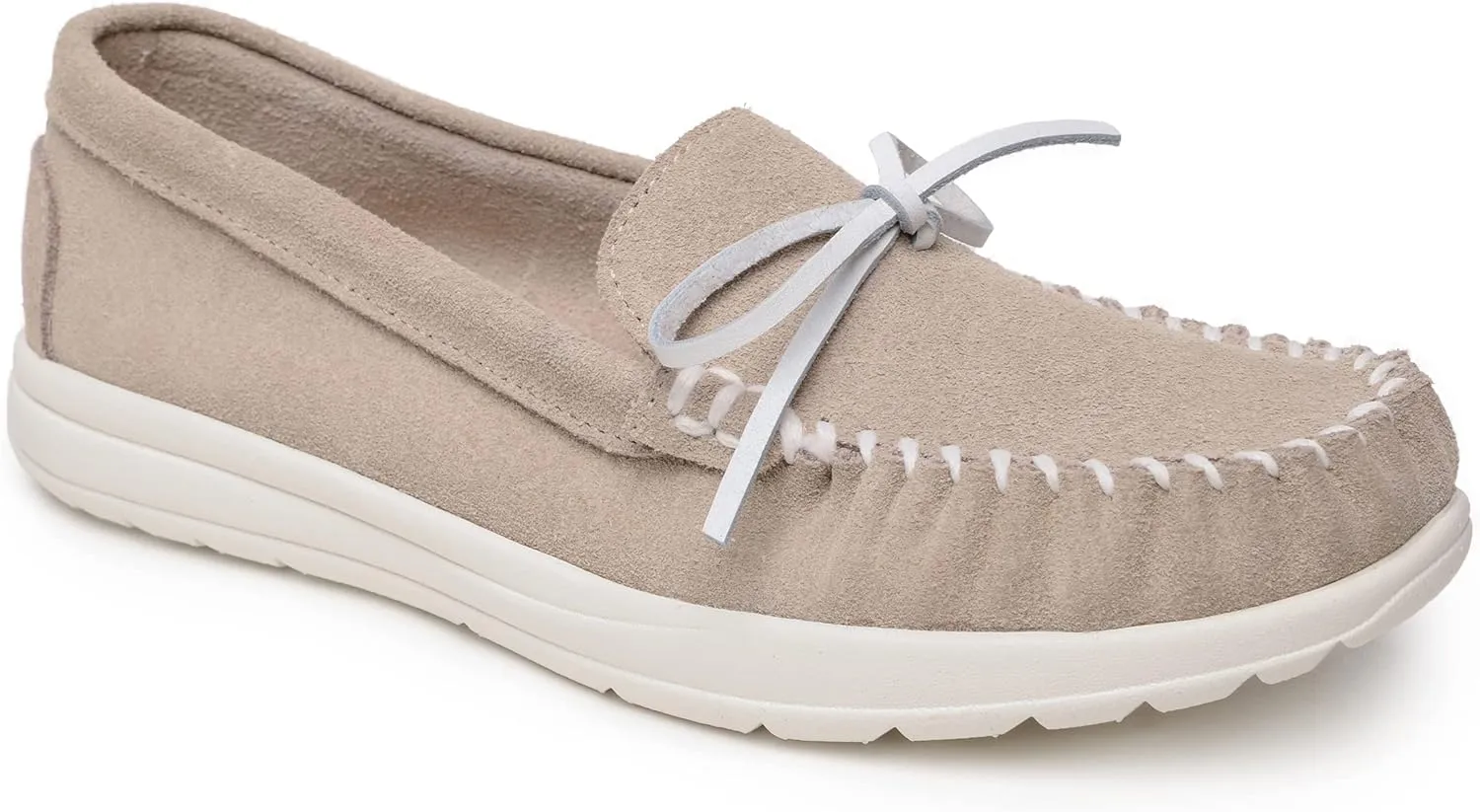 Minnetonka Scout - Women’s Suede Loafers Designed for Everyday Wear - Made with Soft Suede Leather, Memory Foam Insoles and Midsoles, and Rubber Outsoles