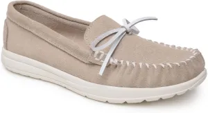 Minnetonka Scout - Women’s Suede Loafers Designed for Everyday Wear - Made with Soft Suede Leather, Memory Foam Insoles and Midsoles, and Rubber Outsoles