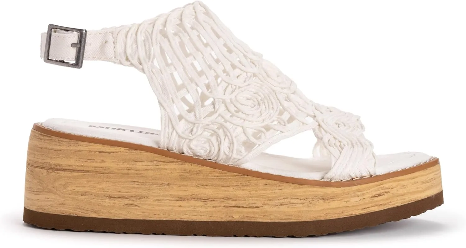 MUK LUKS Women's Flying High Wedge Sandals