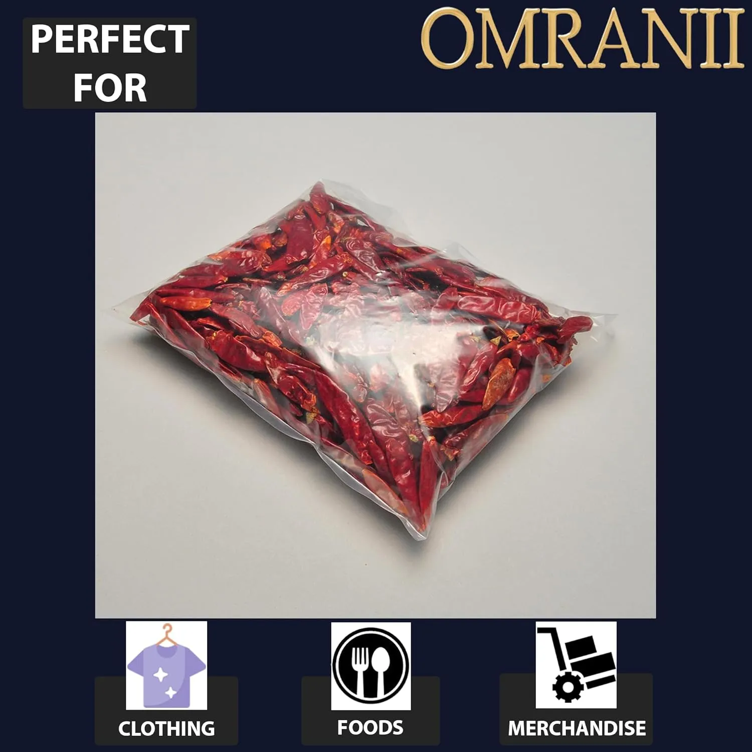 Multiple Sizes Clear Flat Poly Bags, 2Mil 10" X 10" & 100 Bags | Low-Density Polyethylene (LDPE), Flat Open Top Plastic Packaging Packing | Flexible and Durable Plastic Bags