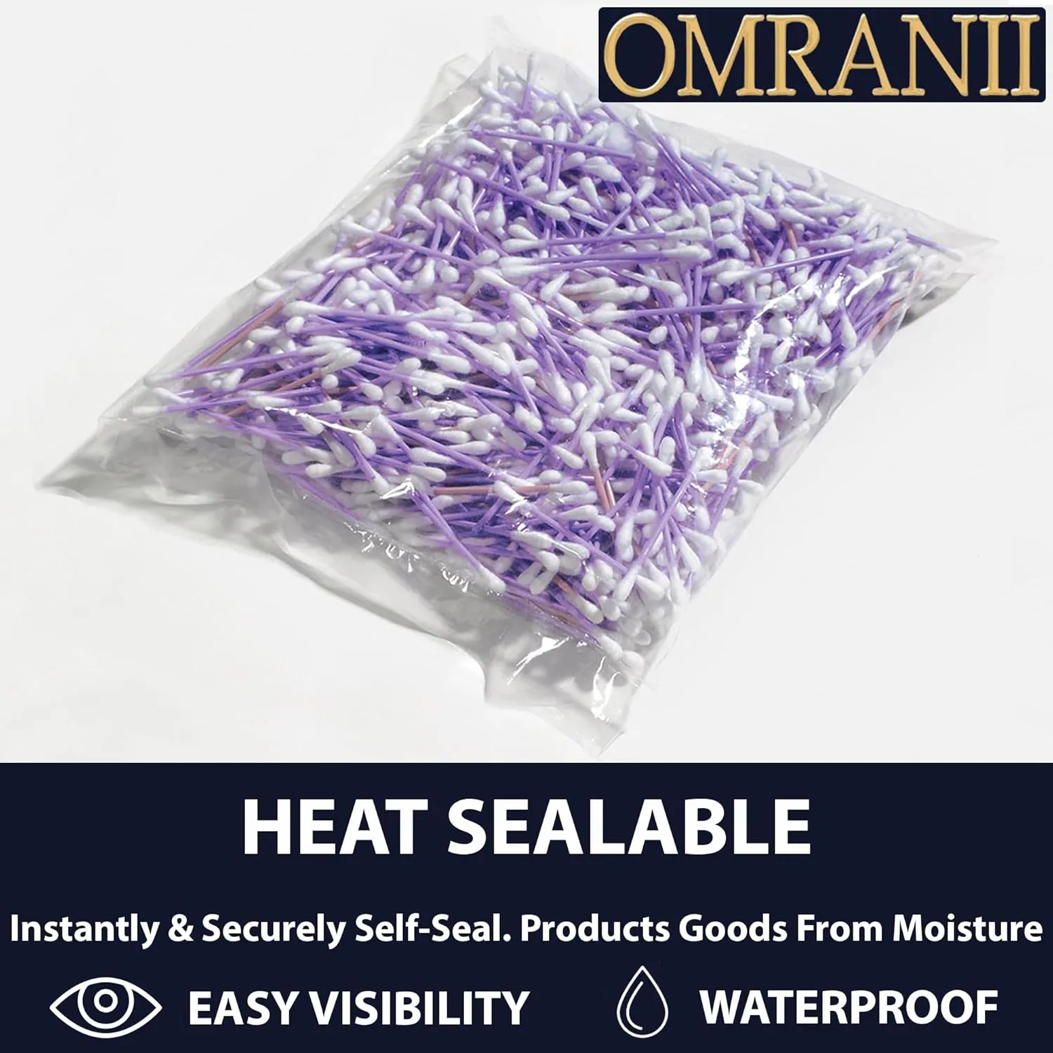 Multiple Sizes Clear Flat Poly Bags, 2Mil 10" X 10" & 100 Bags | Low-Density Polyethylene (LDPE), Flat Open Top Plastic Packaging Packing | Flexible and Durable Plastic Bags