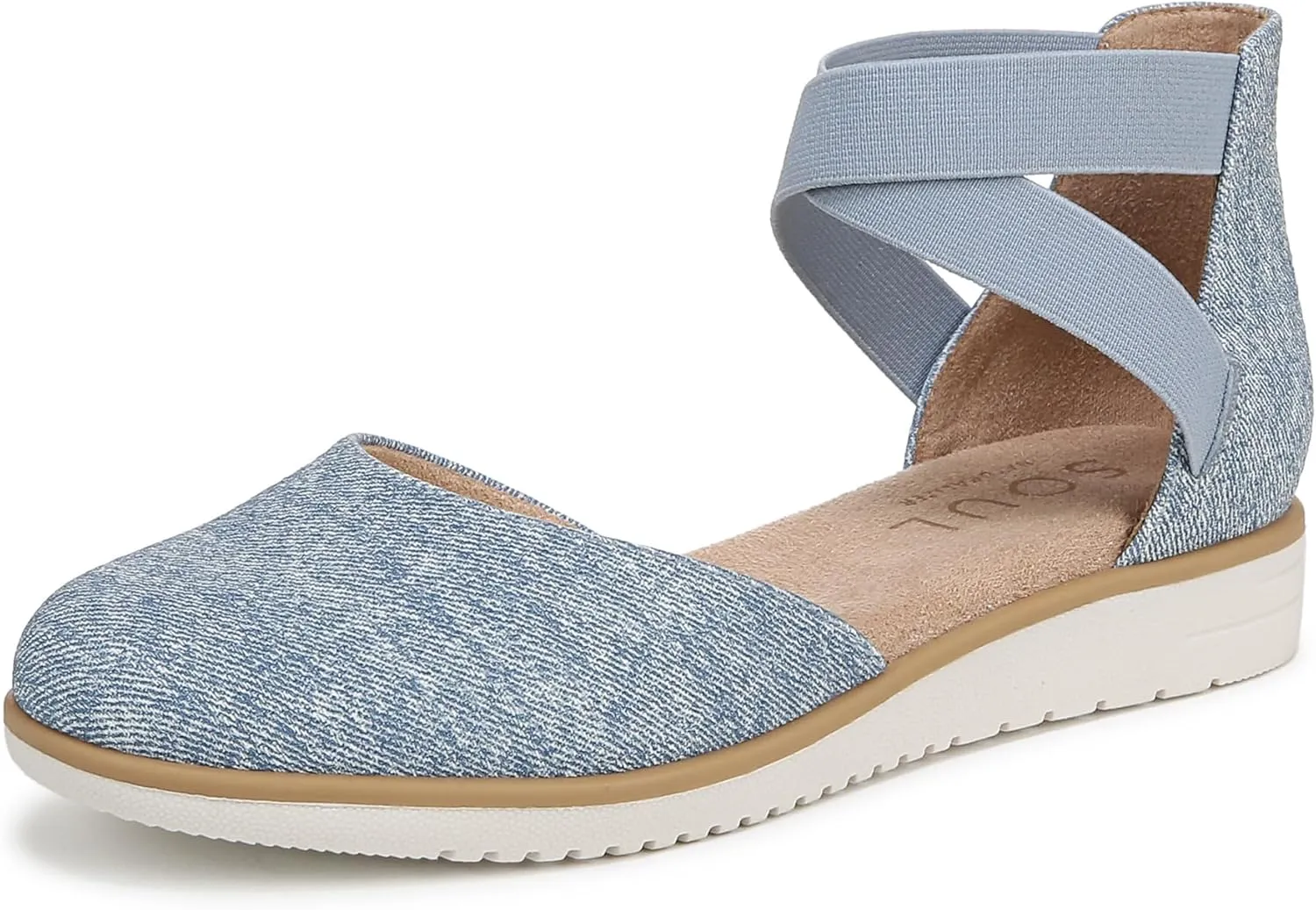 Naturalizer Soul Women's Intro Ankle Strap Flat