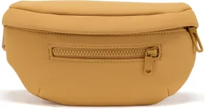 Neoprene Fanny Pack 3 Pockets Waist Bag for Men & Women Fashion Water Resistant Hip Bum Bag with Adjustable Belt for Running Travel Hiking Workout Sports (Camel Brown, One Size)