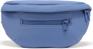 Neoprene Fanny Pack 3 Pockets Waist Bag for Men & Women Fashion Water Resistant Hip Bum Bag with Adjustable Belt for Running Travel Hiking Workout Sports (Steel Blue, One Size)