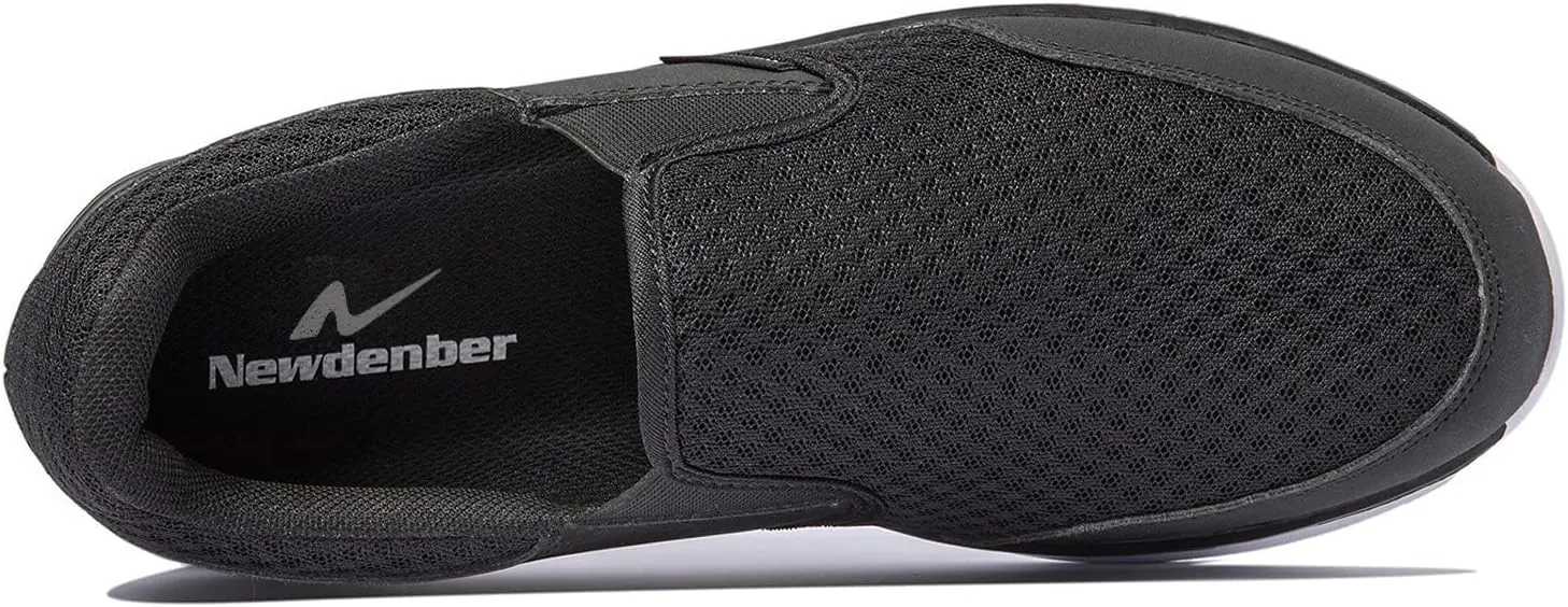 NewDenBer Sport Men's Casual Lightweight Slip-On Walking Shoe Sneakers