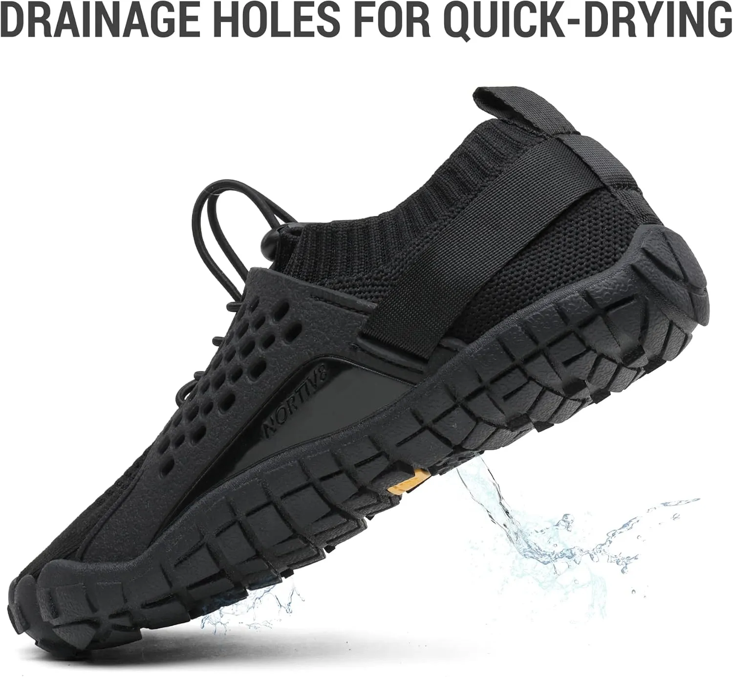 NORTIV 8 Women's Quick Dry Water Shoes Barefoot Sports Aqua Beach Pool Swim Shoes TREKLADY