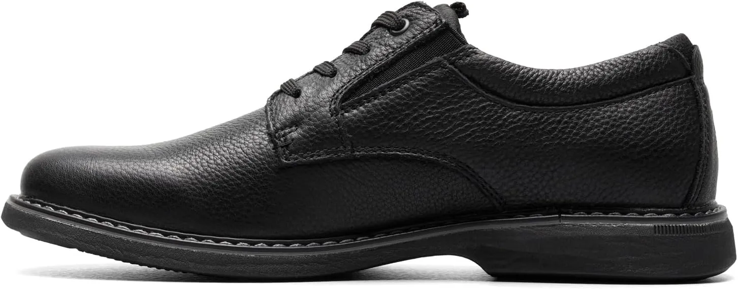 Nunn Bush Men's Otto Plain Toe Oxford Leather Lace Up with Lightweight Sole
