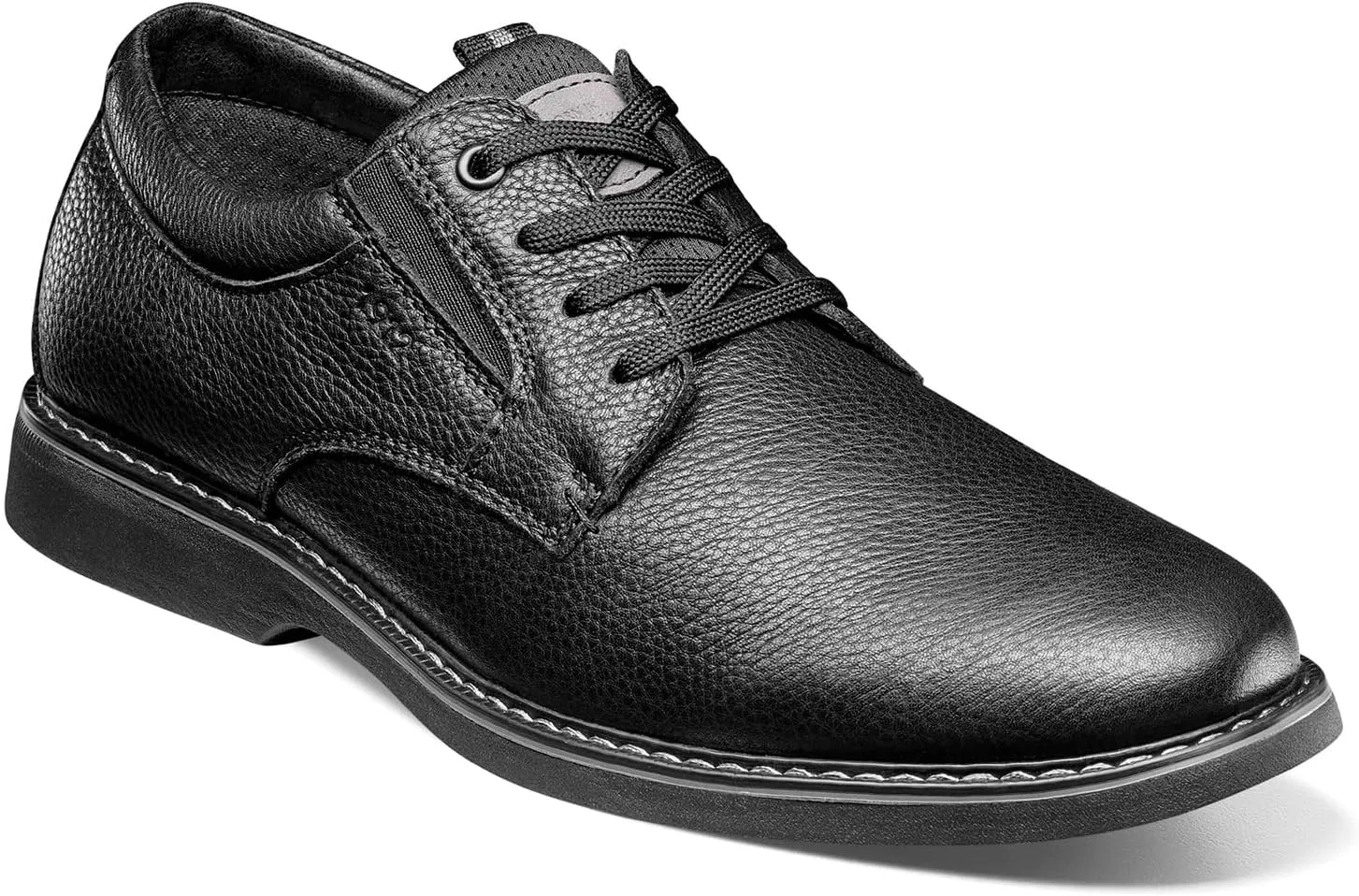 Nunn Bush Men's Otto Plain Toe Oxford Leather Lace Up with Lightweight Sole