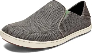OLUKAI Nohea Mesh Men's Slip On Sneakers, Lightweight & Breathable Shoes for Everyday Wear, All-Weather & Enhanced Traction