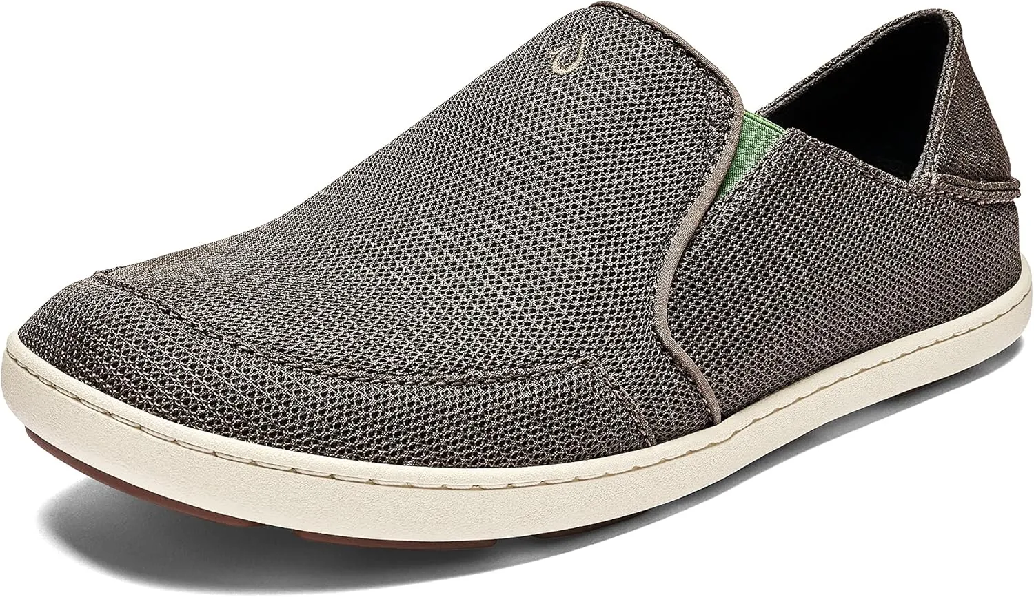 OLUKAI Nohea Mesh Men's Slip On Sneakers, Lightweight & Breathable Shoes for Everyday Wear, All-Weather & Enhanced Traction