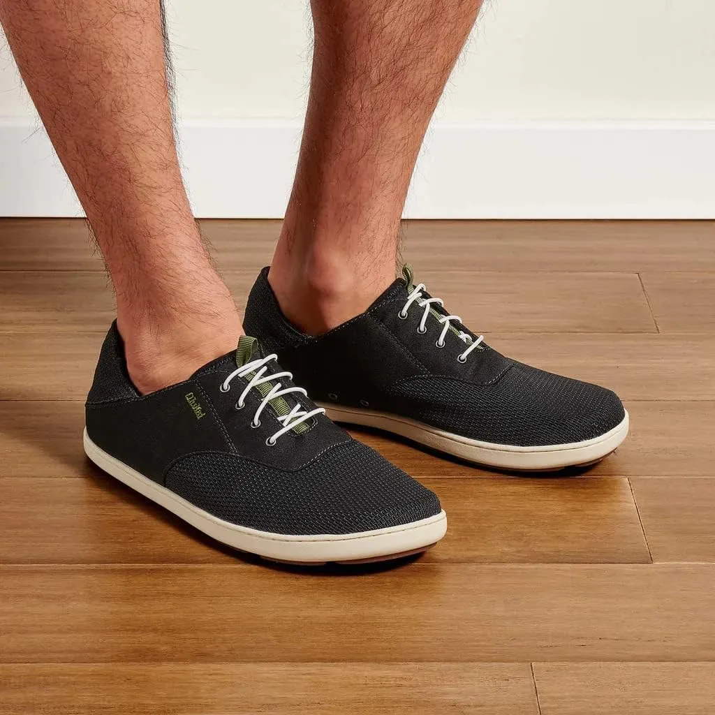 OLUKAI Nohea Moku Men's No Tie Boat Shoes, Breathable & Quick Dry Mesh, Effortless Design & Barefoot Wearability, All-Day Comfort & Support