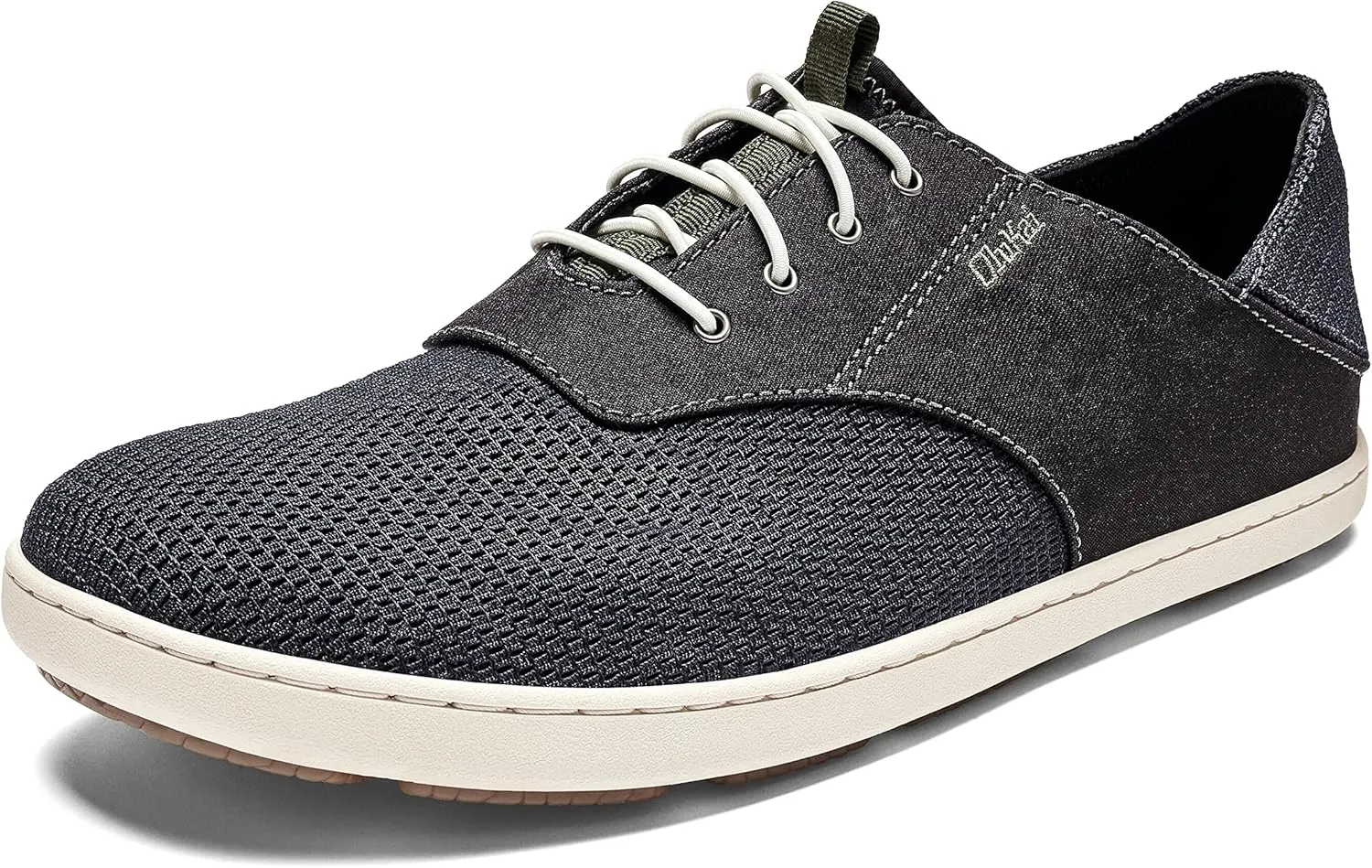OLUKAI Nohea Moku Men's No Tie Boat Shoes, Breathable & Quick Dry Mesh, Effortless Design & Barefoot Wearability, All-Day Comfort & Support