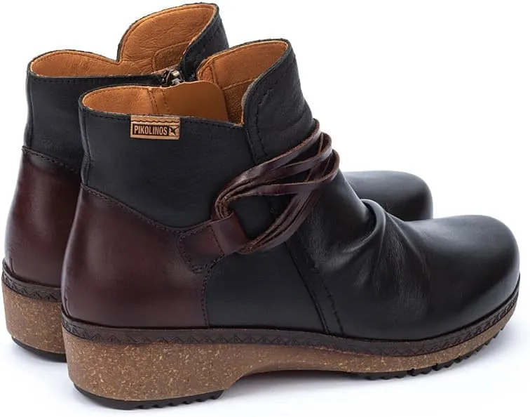 PIKOLINOS Flat Ankle Boots Leather Granada for Woman