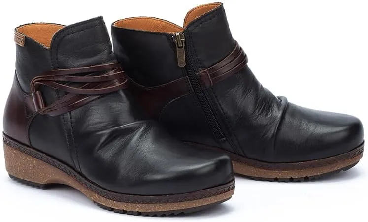 PIKOLINOS Flat Ankle Boots Leather Granada for Woman