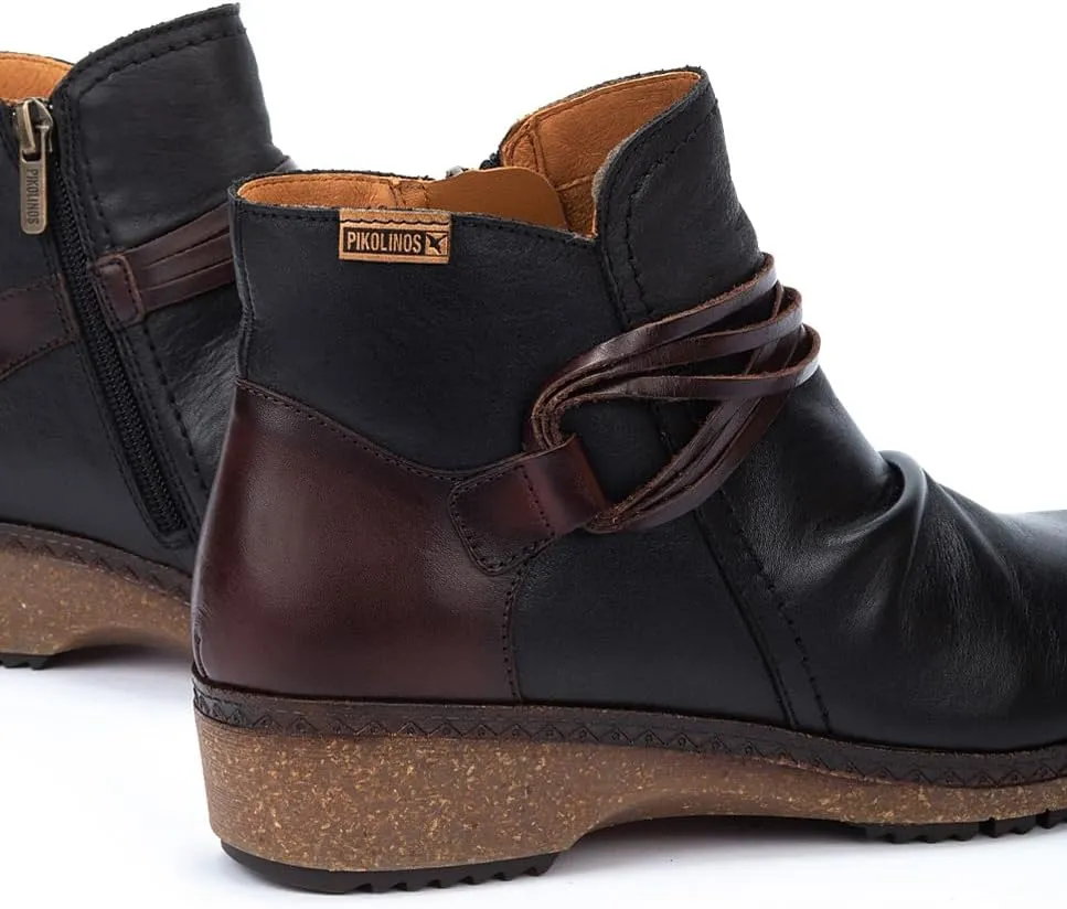 PIKOLINOS Flat Ankle Boots Leather Granada for Woman