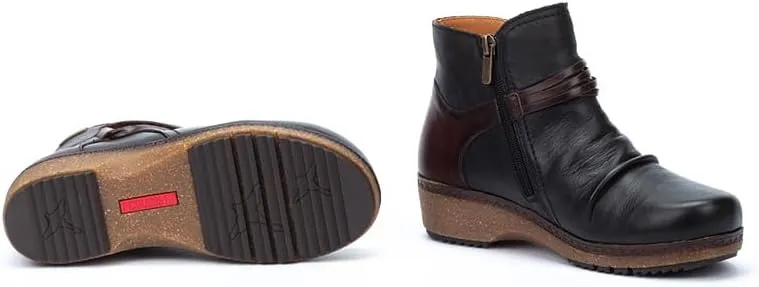 PIKOLINOS Flat Ankle Boots Leather Granada for Woman