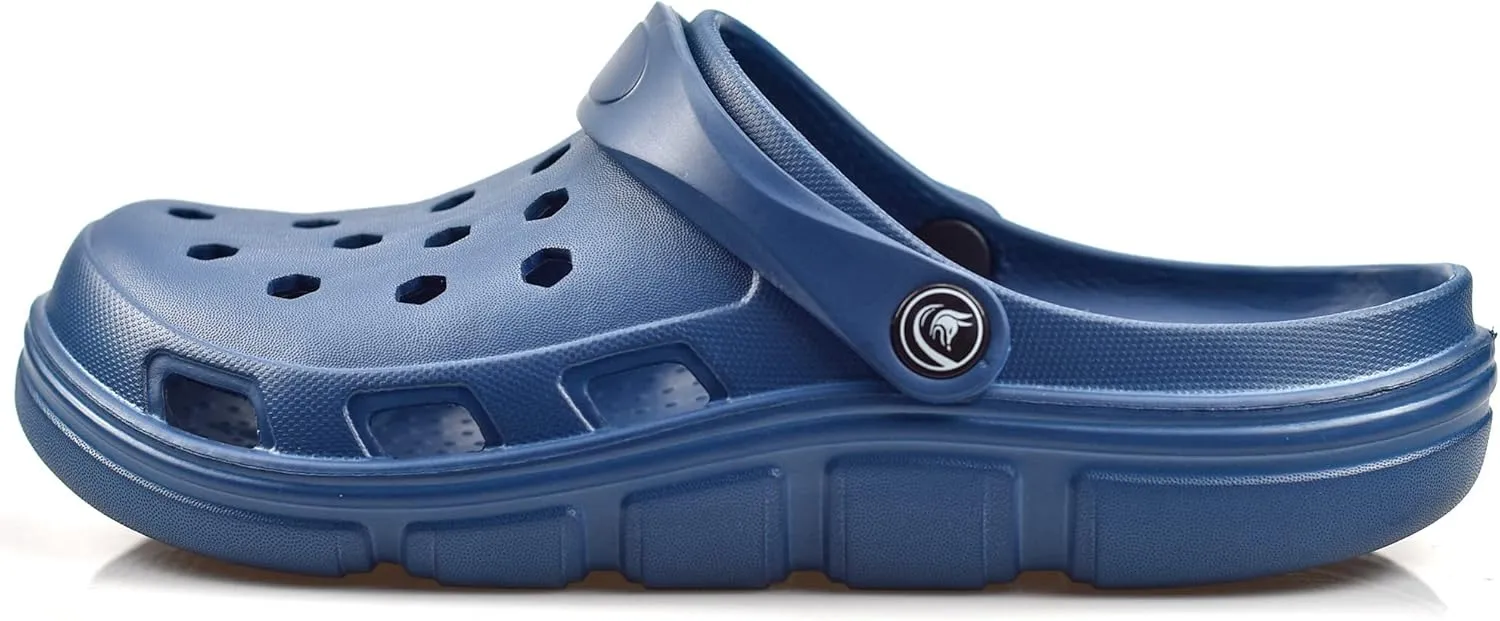 PIMIO Garden Clogs for Women and Men,Slip On Work Shoes with Arch Support,Womens Mens Quick-Dry Water Shoes Casual Sandals,Comfortable Slippers