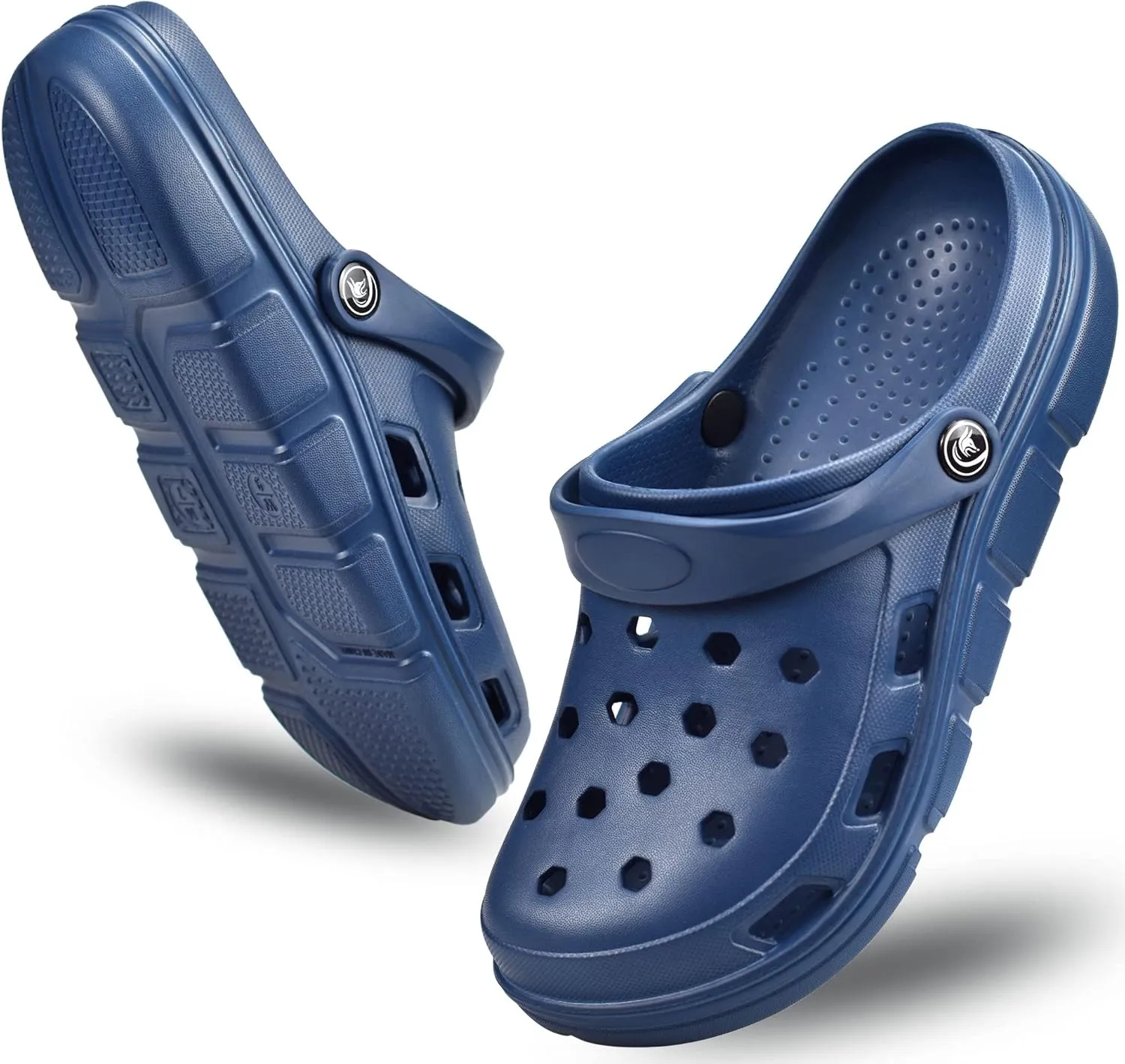 PIMIO Garden Clogs for Women and Men,Slip On Work Shoes with Arch Support,Womens Mens Quick-Dry Water Shoes Casual Sandals,Comfortable Slippers