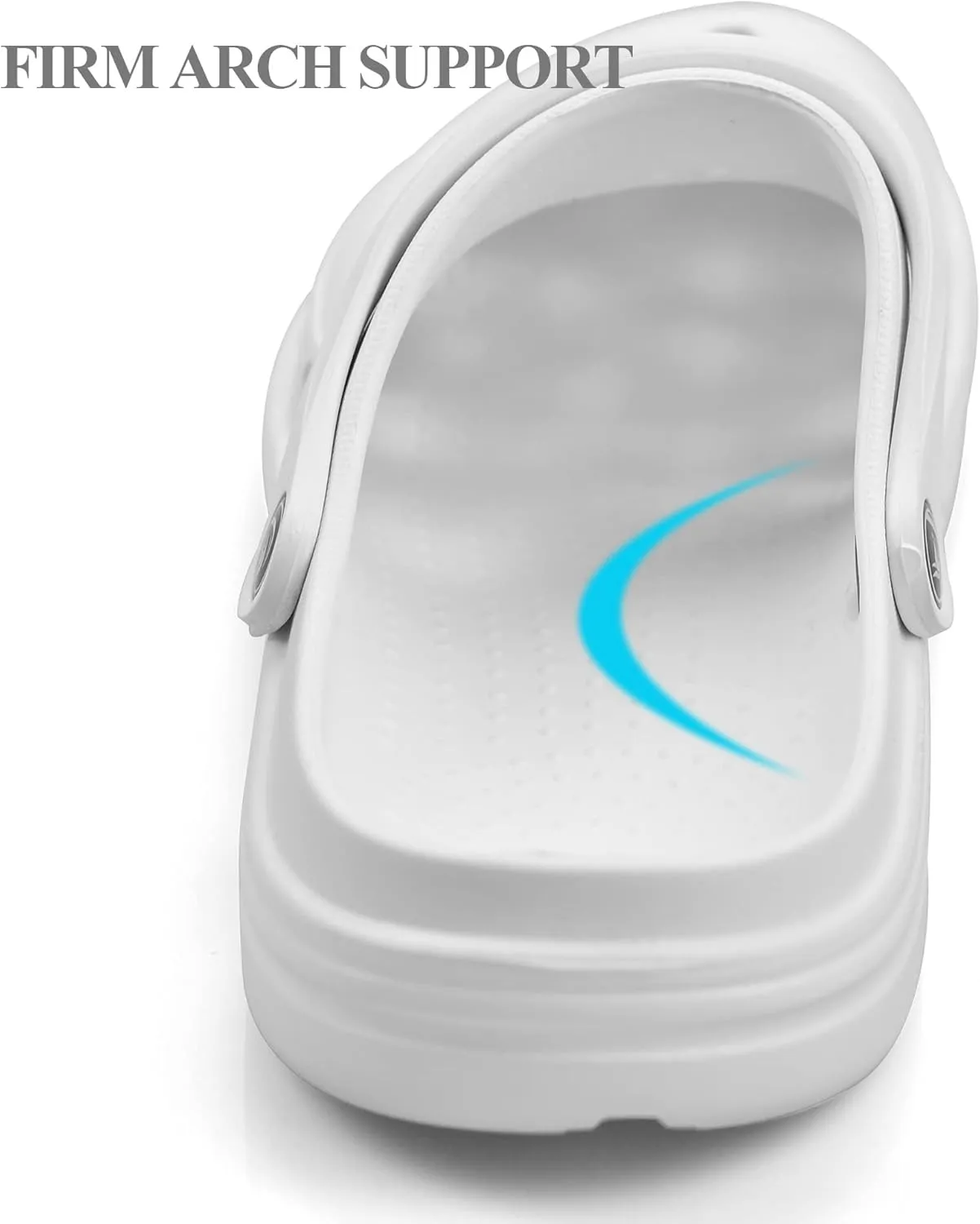 PIMIO Garden Clogs for Women and Men,Slip On Work Shoes with Arch Support,Womens Mens Quick-Dry Water Shoes Casual Sandals,Comfortable Slippers