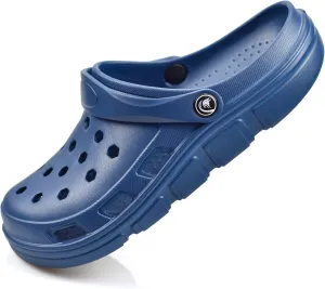 PIMIO Garden Clogs for Women and Men,Slip On Work Shoes with Arch Support,Womens Mens Quick-Dry Water Shoes Casual Sandals,Comfortable Slippers
