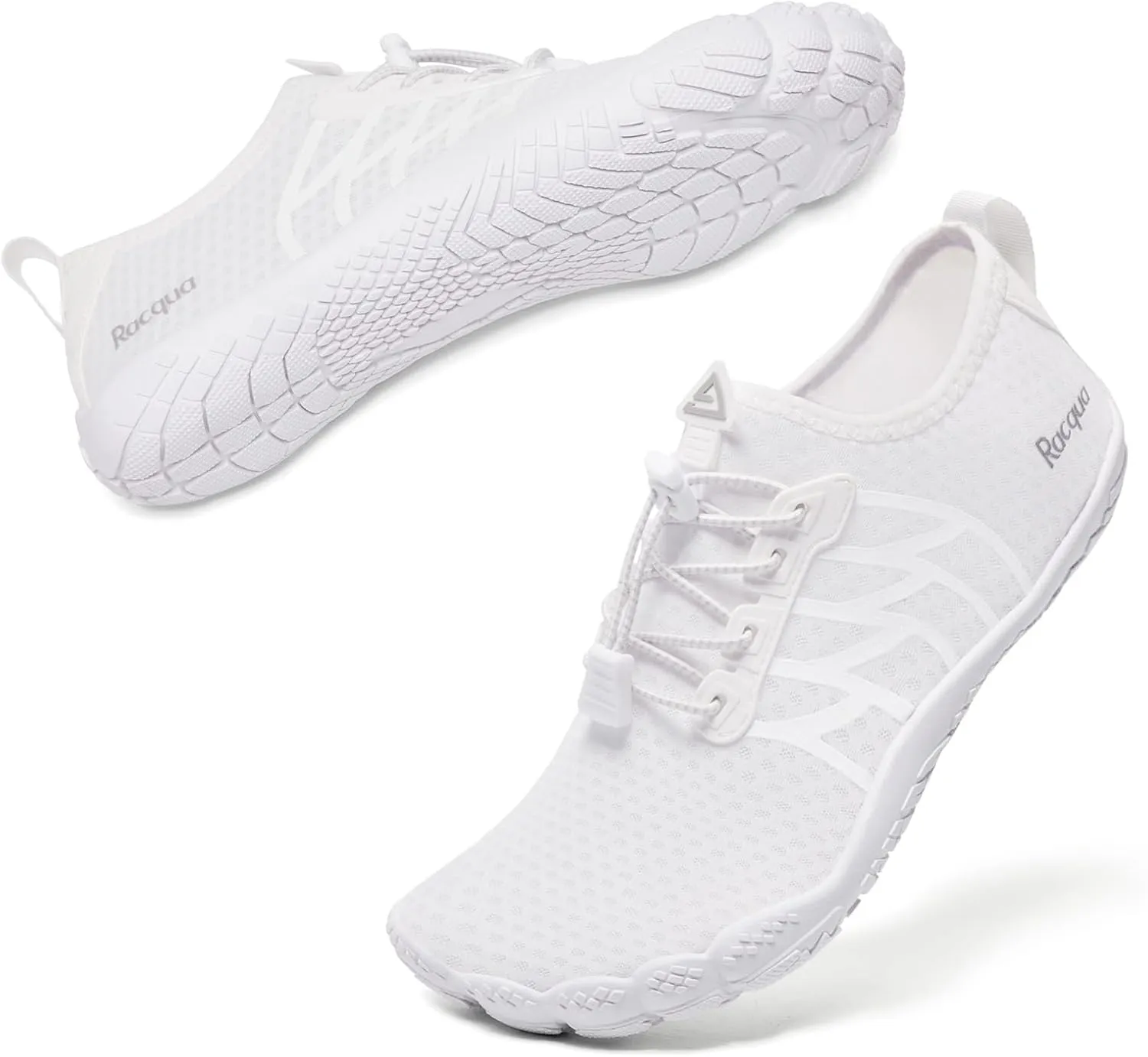 Racqua Water Shoes Quick-Dry Swim Shoes Breathable Lightweight Beach Shoes Pool Barefoot Aqua for Women Men