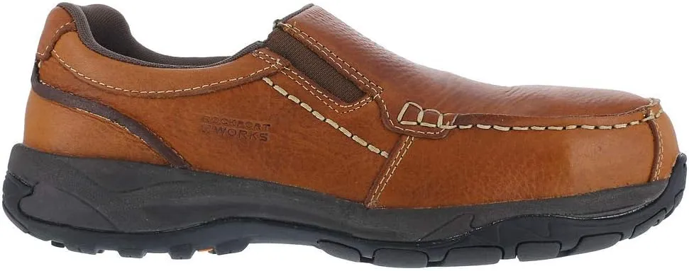 Rockport Men's Extreme Light Moc Toe Casual Work Slip-On