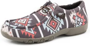 ROPER Womens Chillin Aztec Chukka Flats Casual - Black