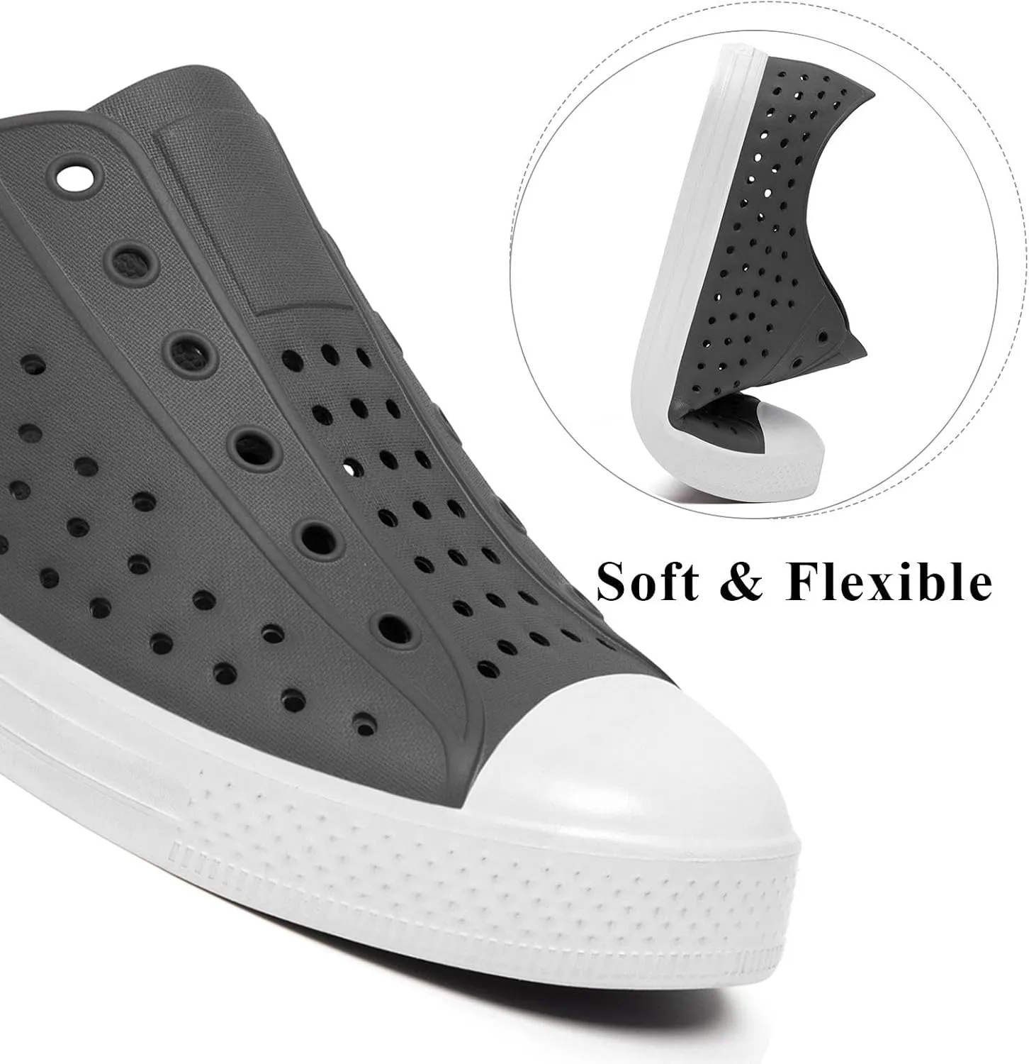SAGUARO Mens Garden Shoes for Women Breathable Slip-On Gardening Clogs Quick Dry Non-Slip Water Shoe Outdoor Beach Sandals Aero XVII