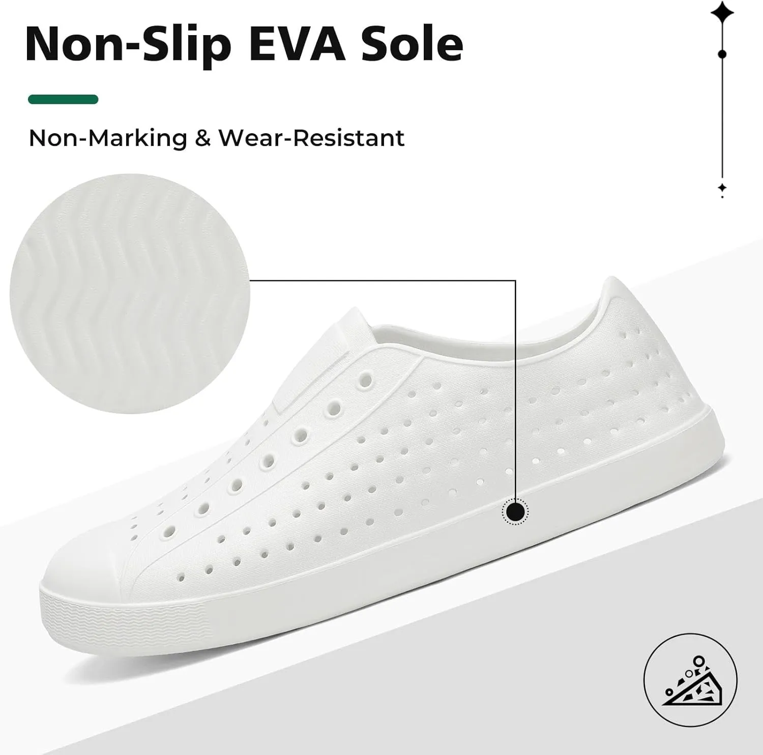 SAGUARO Mens Garden Shoes for Women Breathable Slip-On Gardening Clogs Quick Dry Non-Slip Water Shoe Outdoor Beach Sandals Aero XVII