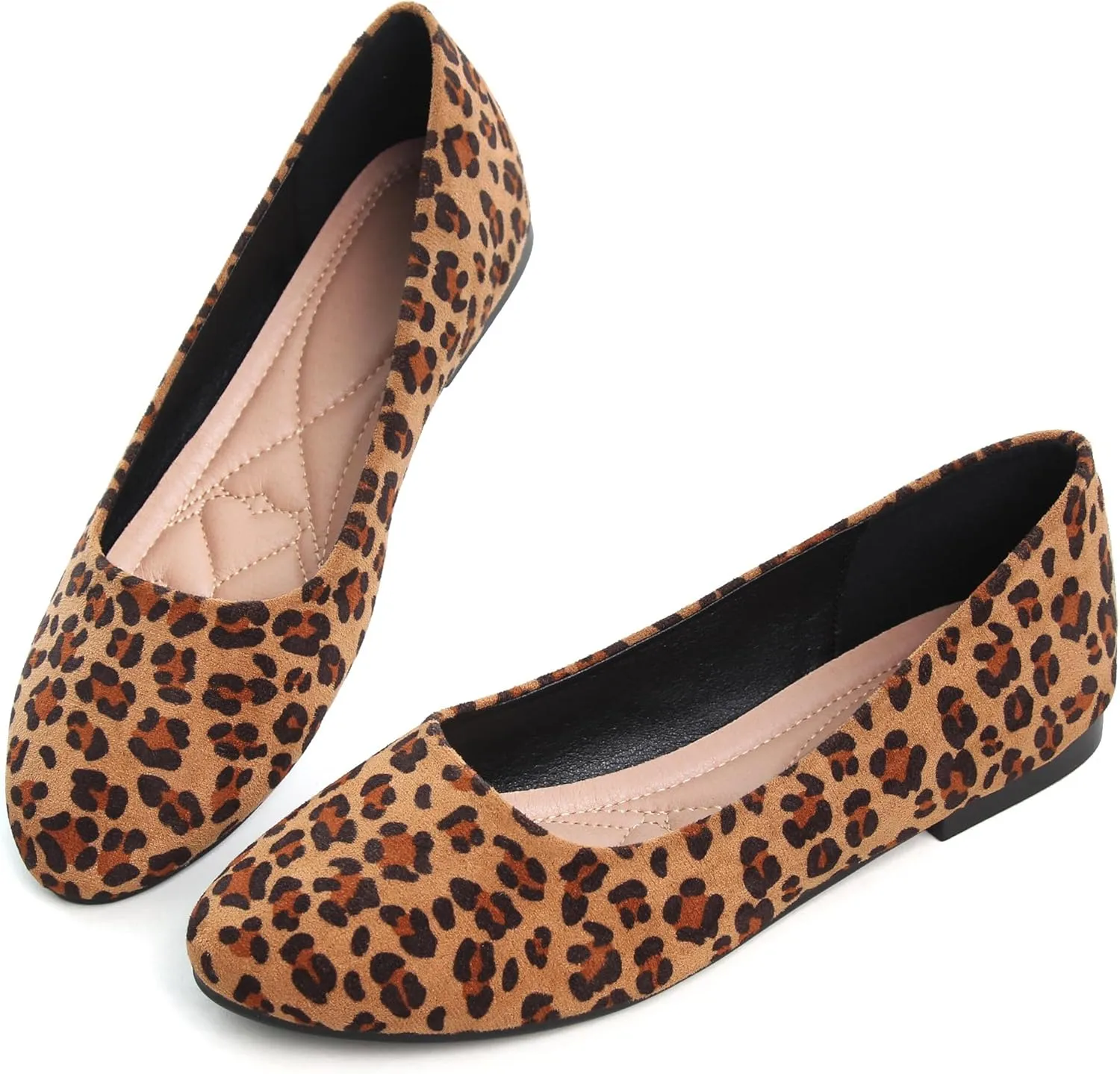 SAILING LU Pointy Toe Shoes Women Ballet Flats Comfort Solid Flat Shoes for Women Work Slip On Moccasins