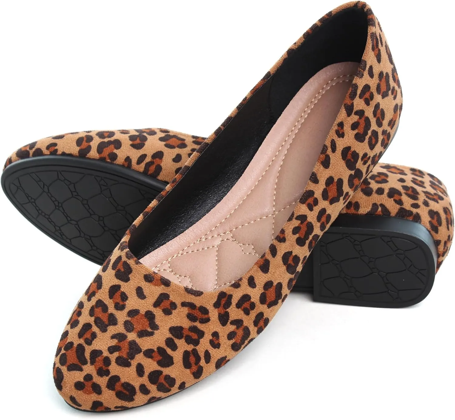 SAILING LU Pointy Toe Shoes Women Ballet Flats Comfort Solid Flat Shoes for Women Work Slip On Moccasins