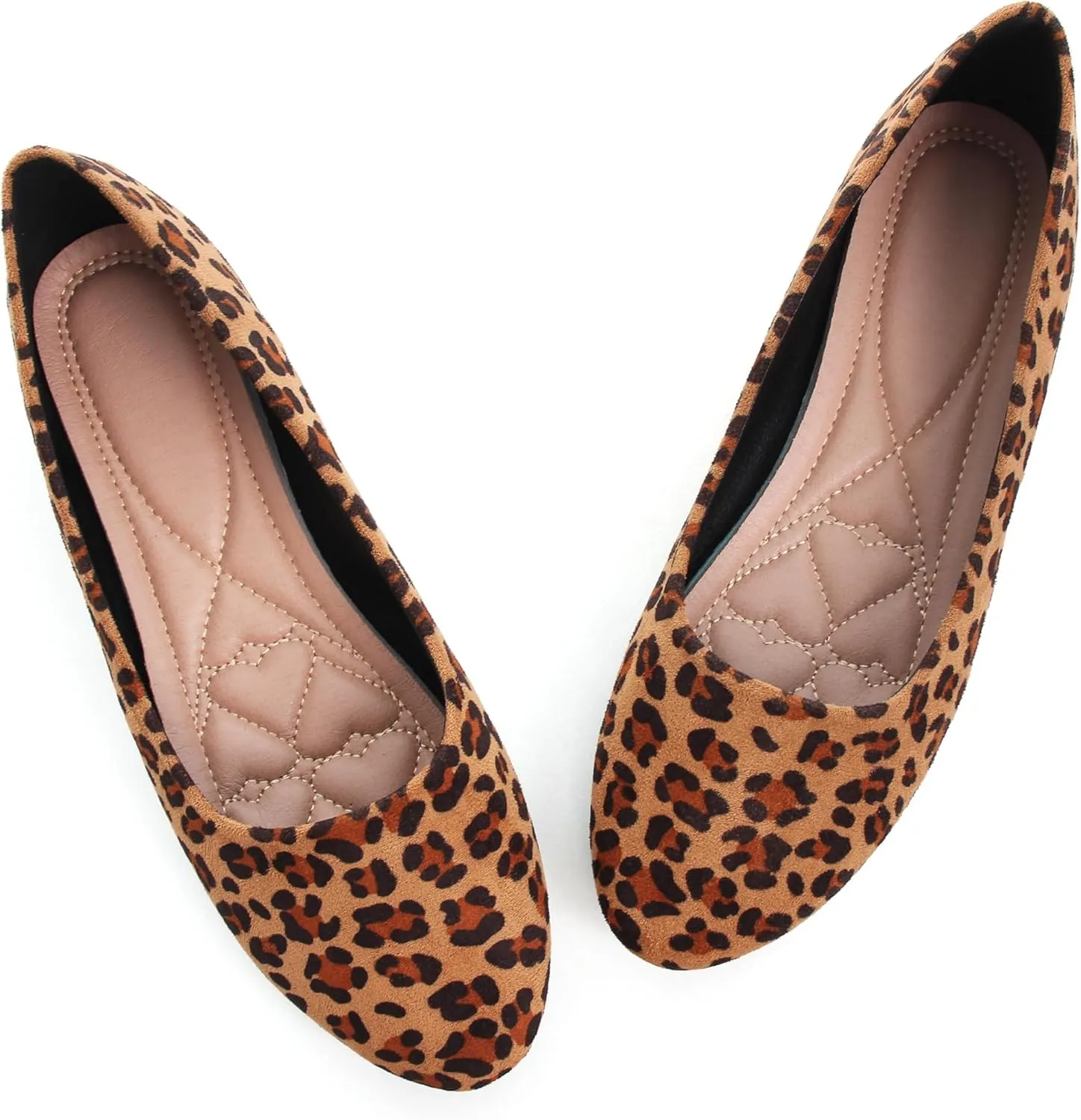 SAILING LU Pointy Toe Shoes Women Ballet Flats Comfort Solid Flat Shoes for Women Work Slip On Moccasins