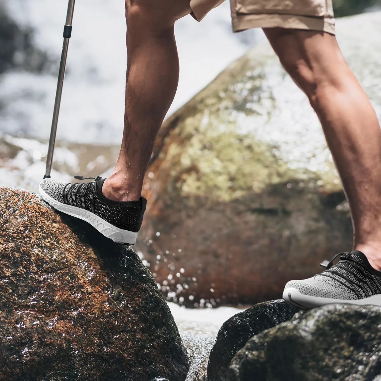 SEEKWAY Mens Womens Water Shoes Quick Dry Aqua Shoes Barefoot for Beach Surf Hiking Pool Water Sports