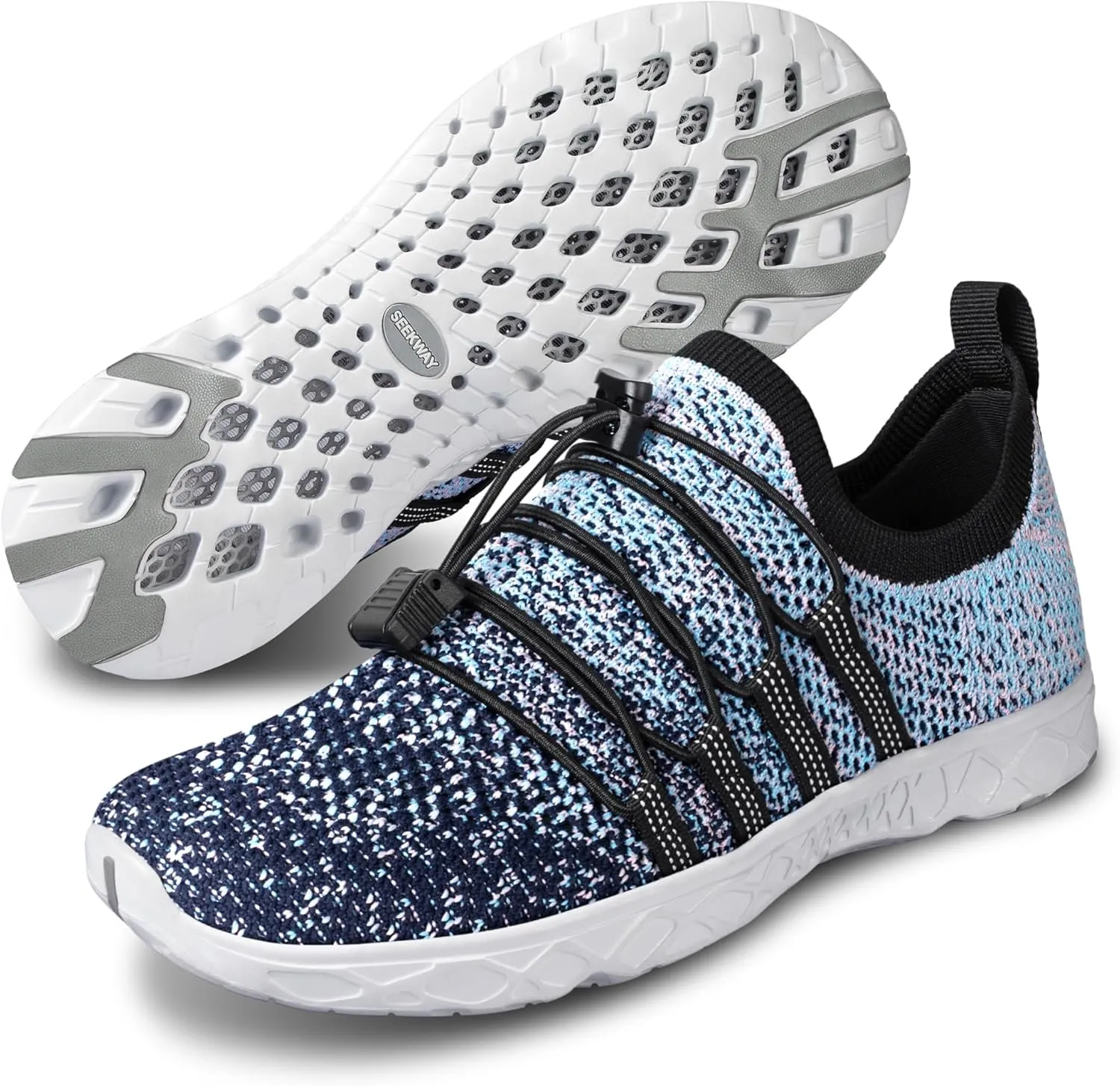 SEEKWAY Mens Womens Water Shoes Quick Dry Aqua Shoes Barefoot for Beach Surf Hiking Pool Water Sports