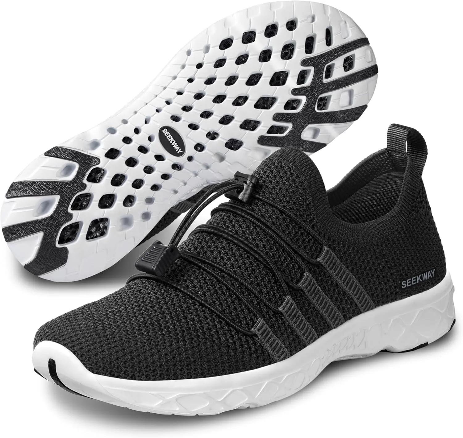 SEEKWAY Mens Womens Water Shoes Quick Dry Aqua Shoes Barefoot for Beach Surf Hiking Pool Water Sports
