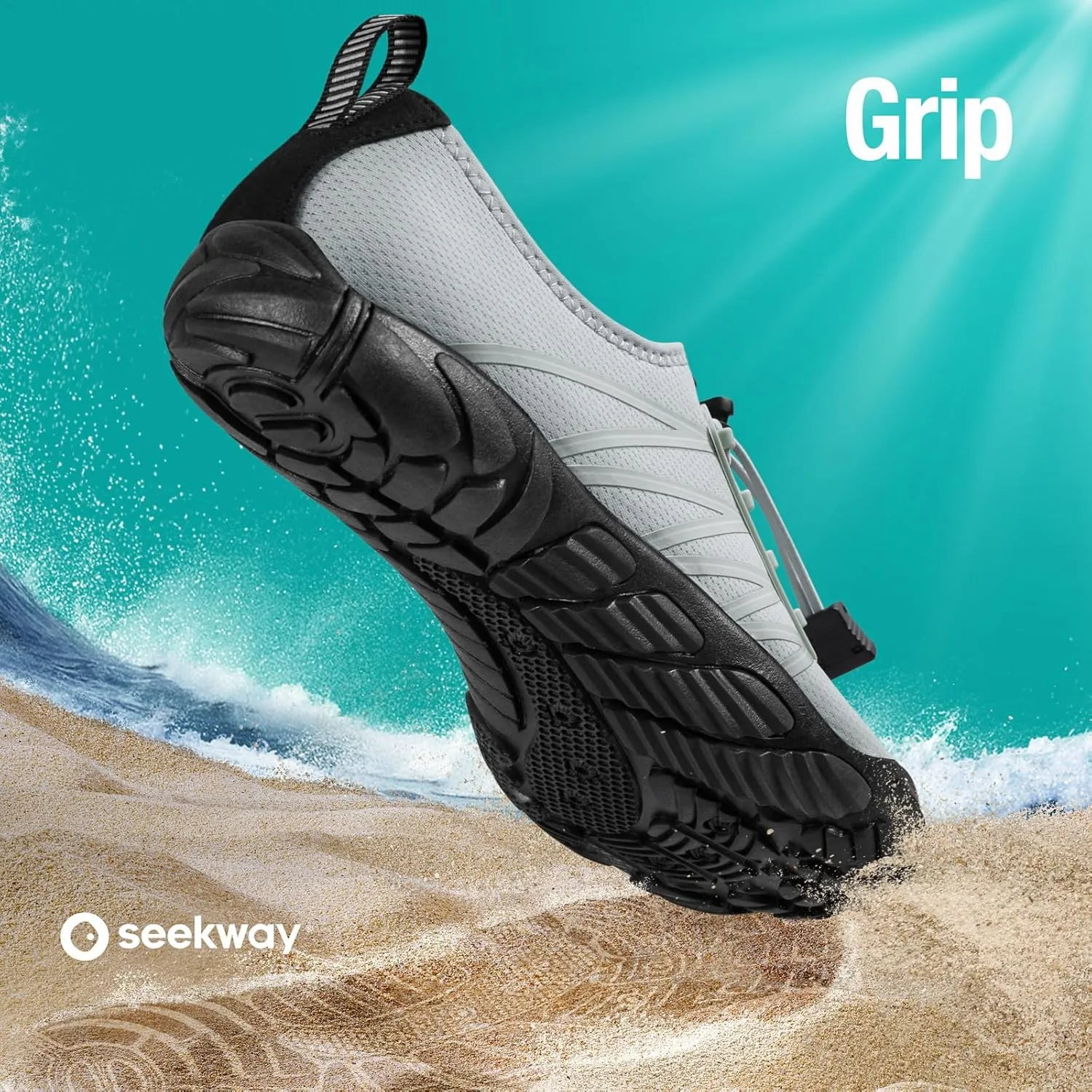 SEEKWAY Water Shoes Men Women Adult Quick-Dry Aqua Sock Barefoot for Beach Swim River Pool Lake Hiking Kayaking Surfing