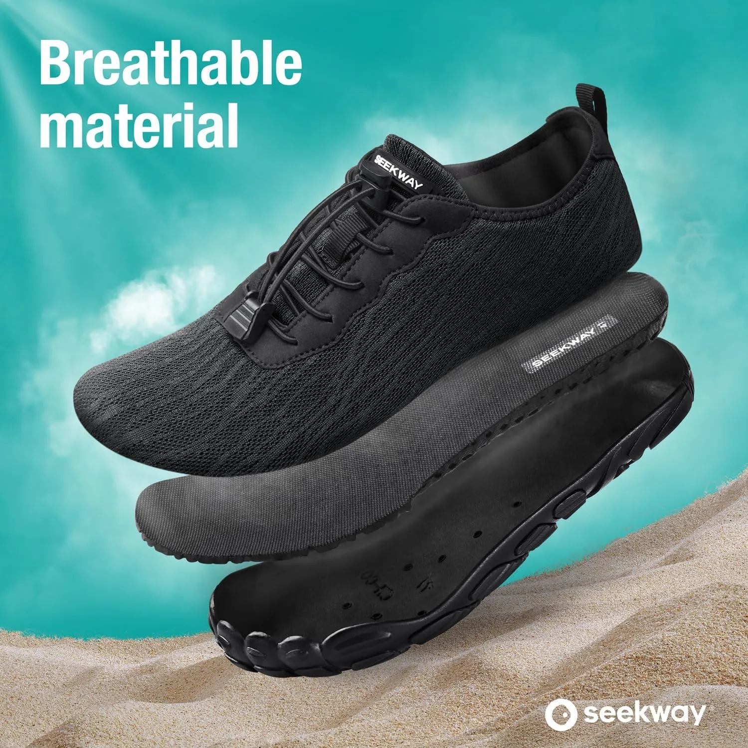 SEEKWAY Water Shoes Men Women Adult Quick-Dry Aqua Sock Barefoot for Beach Swim River Pool Lake Hiking Kayaking Surfing