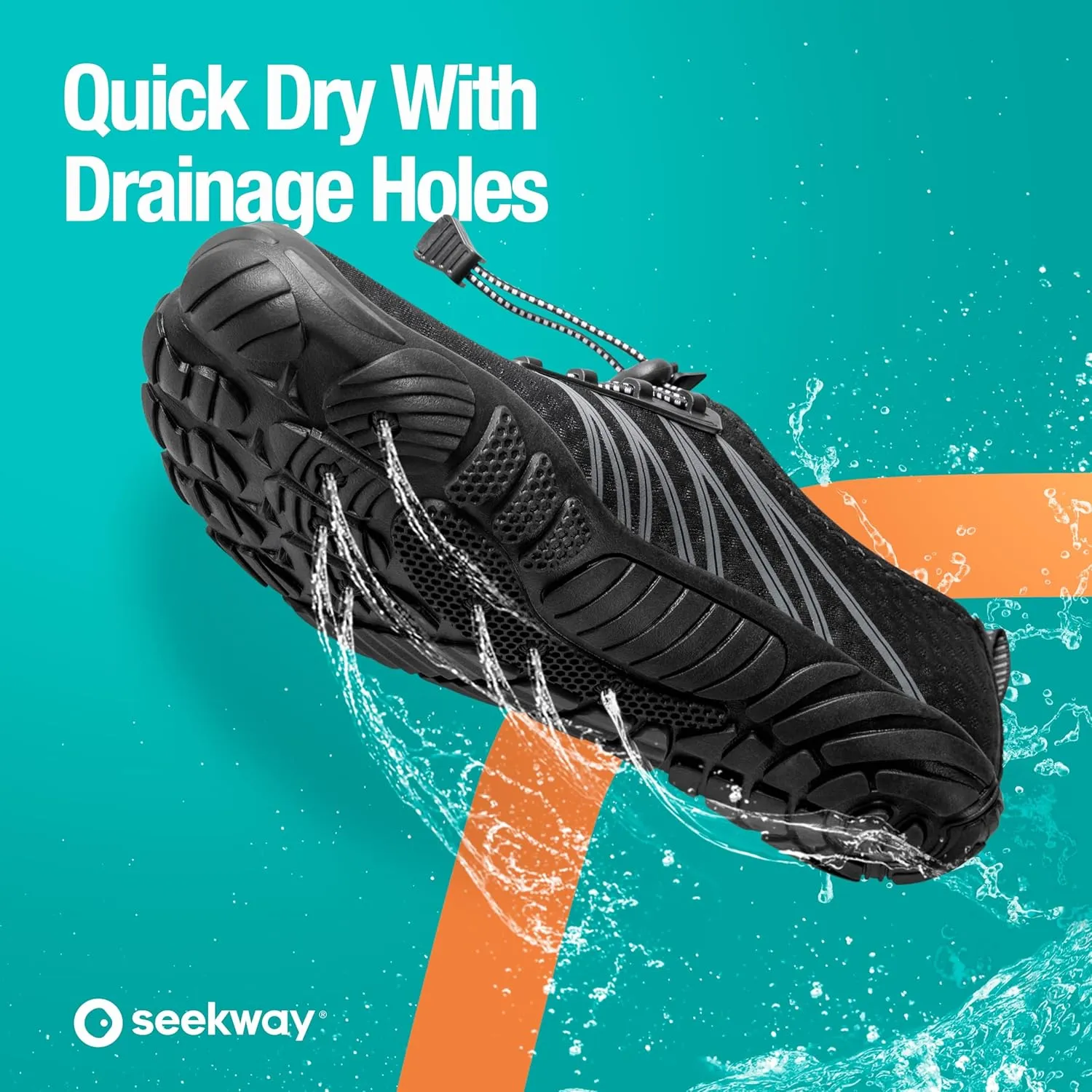 SEEKWAY Water Shoes Men Women Adult Quick-Dry Aqua Sock Barefoot for Beach Swim River Pool Lake Hiking Kayaking Surfing