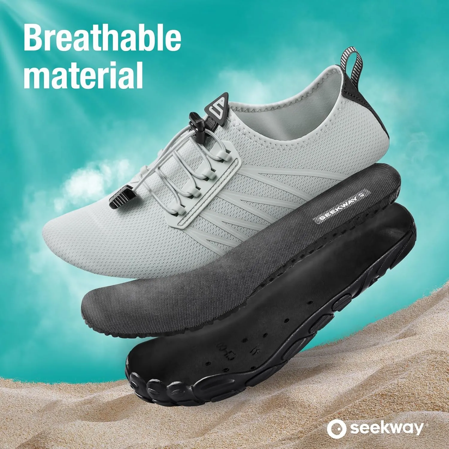 SEEKWAY Water Shoes Men Women Adult Quick-Dry Aqua Sock Barefoot for Beach Swim River Pool Lake Hiking Kayaking Surfing