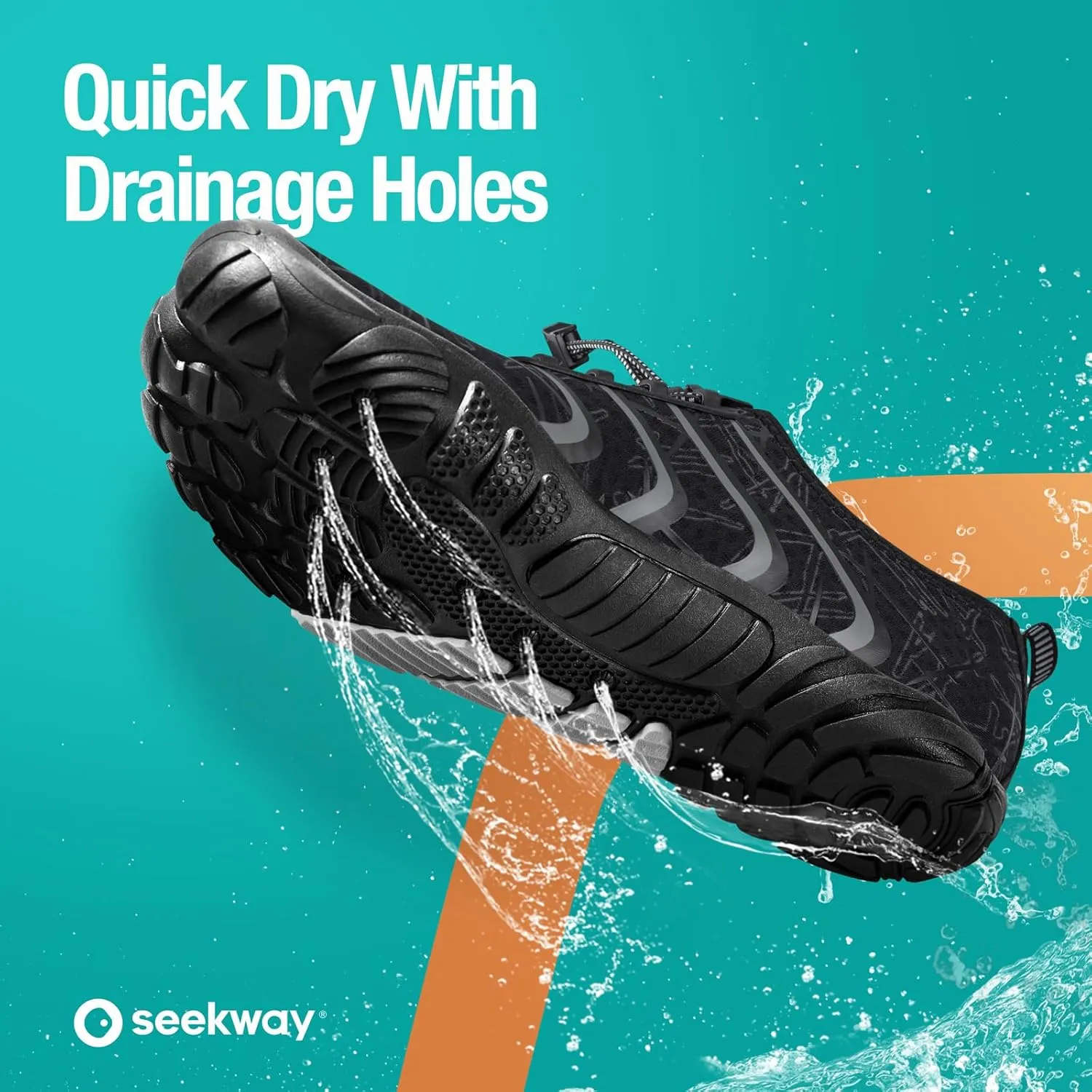 SEEKWAY Water Shoes Men Women Adult Quick-Dry Aqua Sock Barefoot for Beach Swim River Pool Lake Hiking Kayaking Surfing