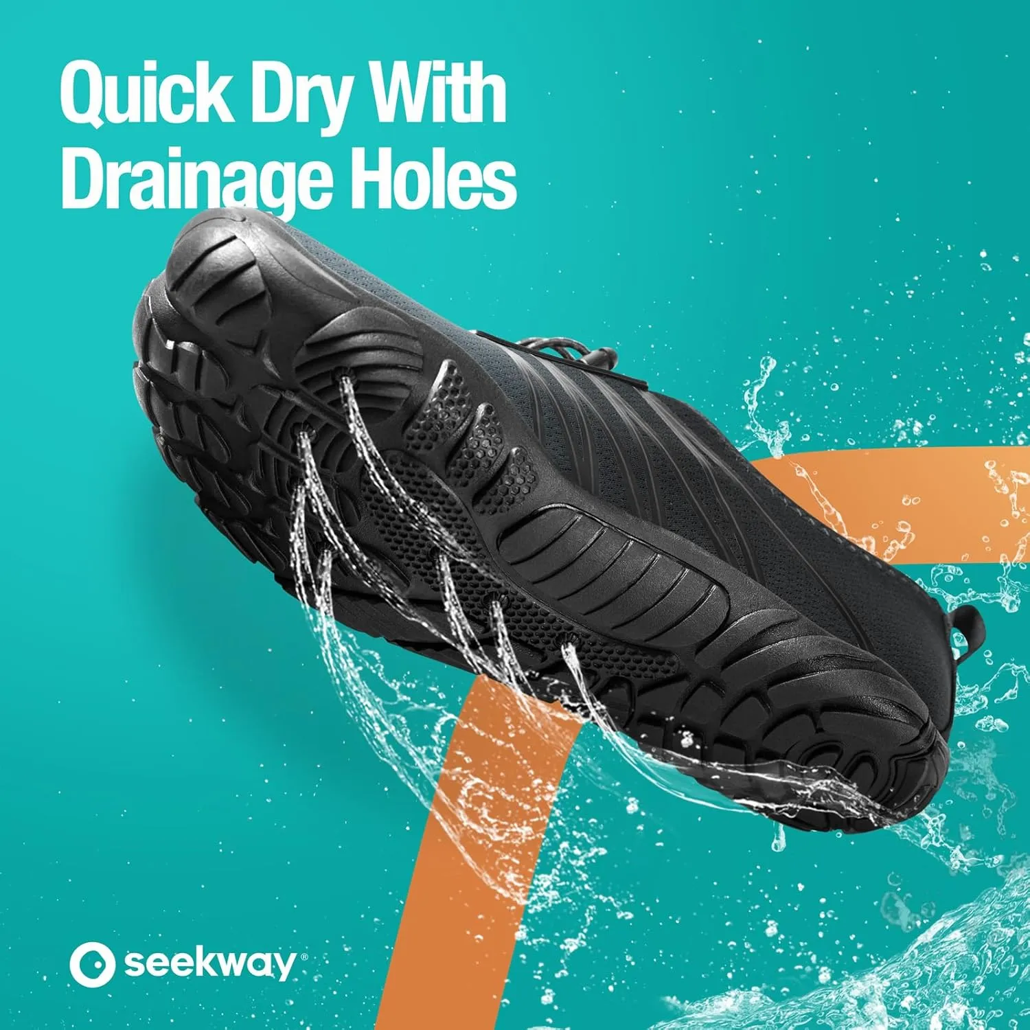 SEEKWAY Water Shoes Men Women Adult Quick-Dry Aqua Sock Barefoot for Beach Swim River Pool Lake Hiking Kayaking Surfing