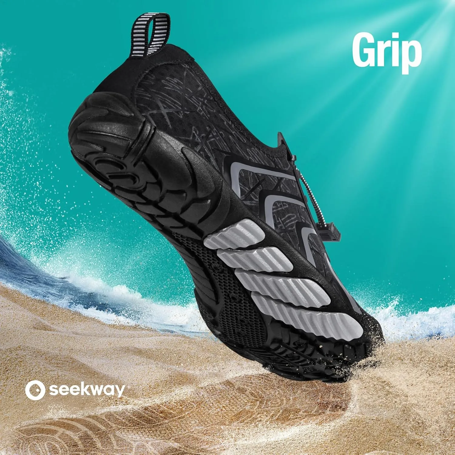 SEEKWAY Water Shoes Men Women Adult Quick-Dry Aqua Sock Barefoot for Beach Swim River Pool Lake Hiking Kayaking Surfing