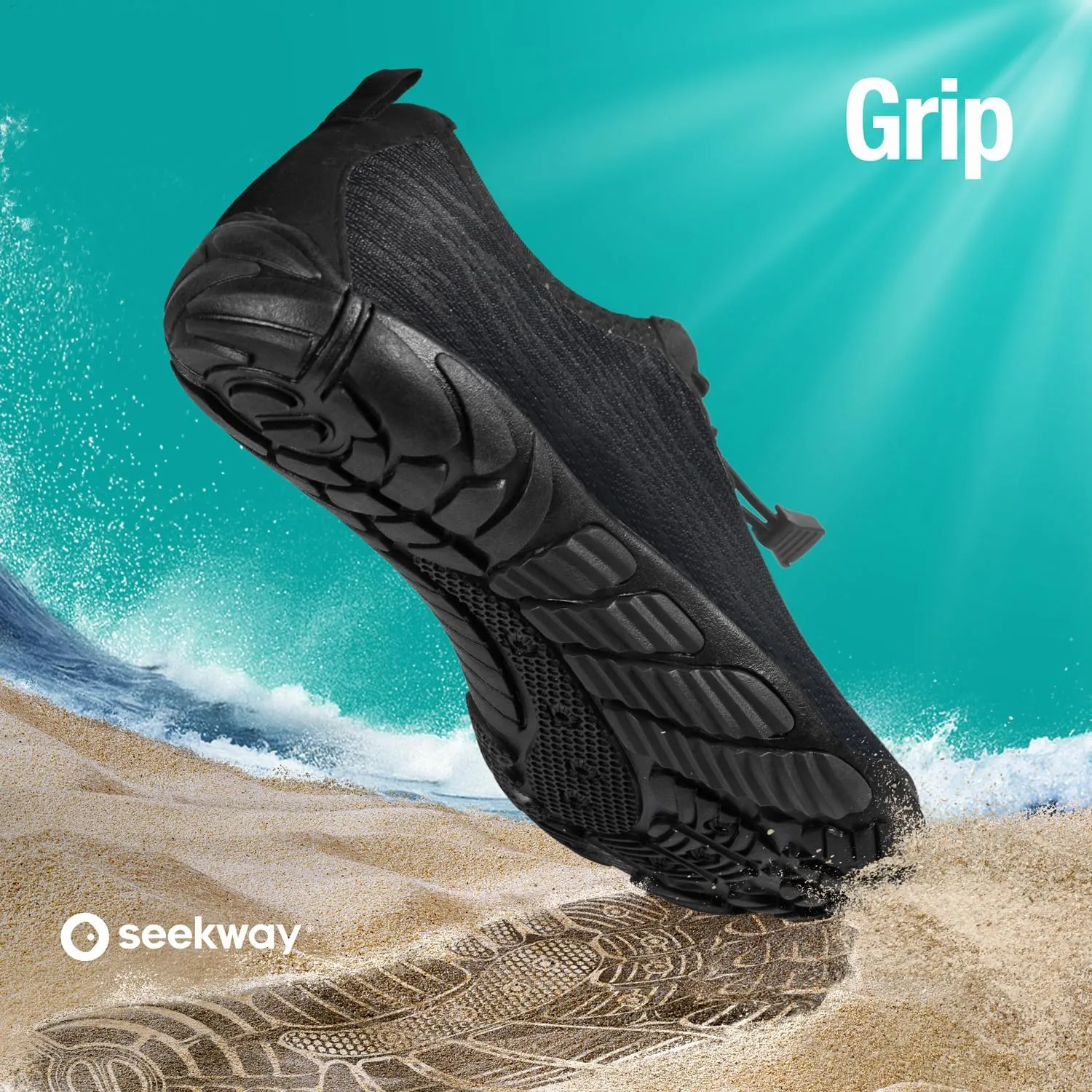 SEEKWAY Water Shoes Men Women Adult Quick-Dry Aqua Sock Barefoot for Beach Swim River Pool Lake Hiking Kayaking Surfing