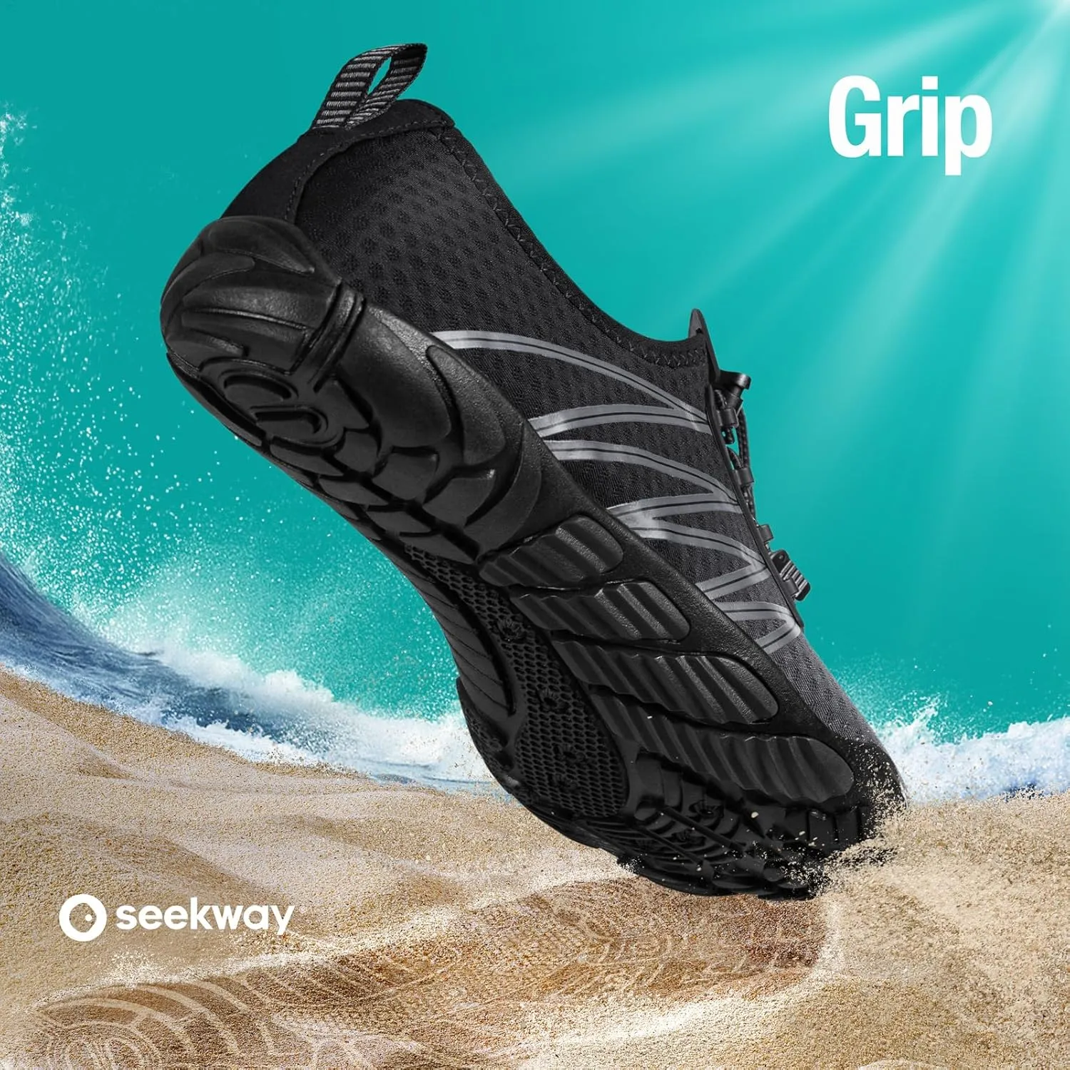 SEEKWAY Water Shoes Men Women Adult Quick-Dry Aqua Sock Barefoot for Beach Swim River Pool Lake Hiking Kayaking Surfing