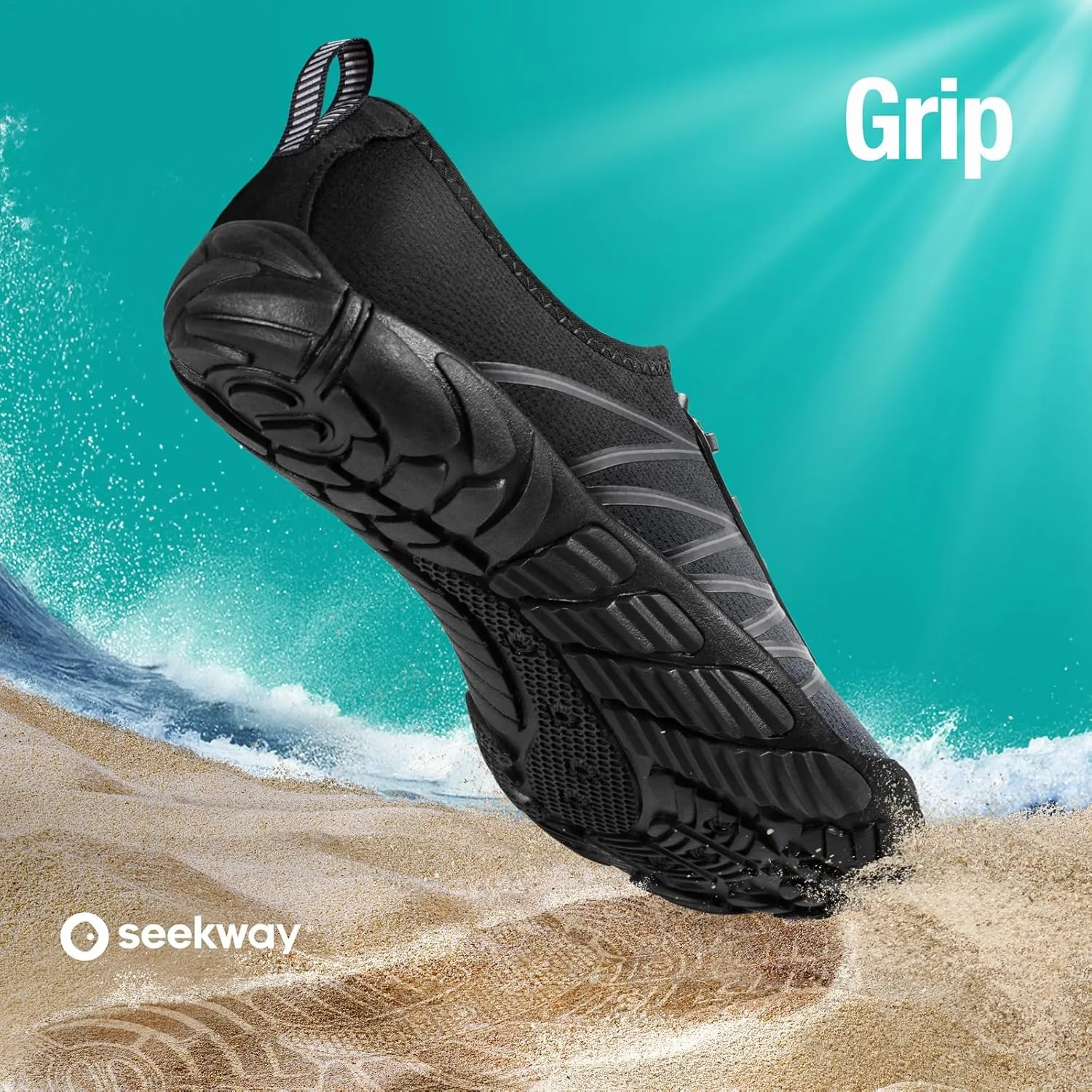 SEEKWAY Water Shoes Men Women Adult Quick-Dry Aqua Sock Barefoot for Beach Swim River Pool Lake Hiking Kayaking Surfing