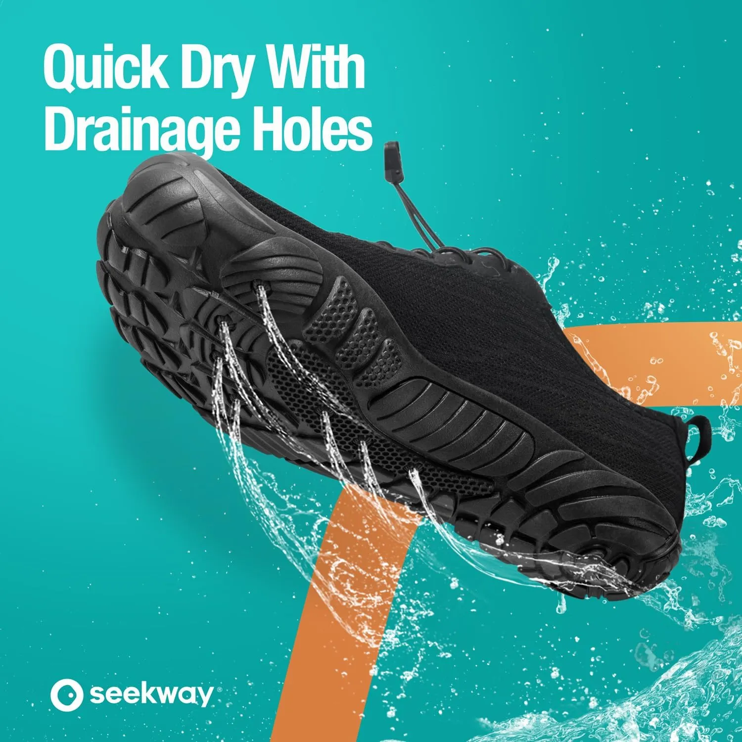SEEKWAY Water Shoes Men Women Adult Quick-Dry Aqua Sock Barefoot for Beach Swim River Pool Lake Hiking Kayaking Surfing