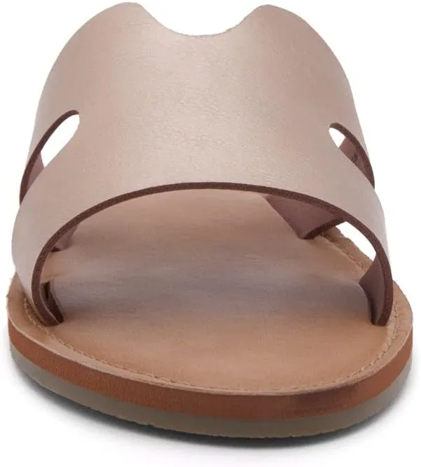 Shoe Land Women’s Flat Sandals – Comfortable Round Toe Casual Slides | Dressy Summer Mules with Cushioned Footbed | Travel, Beach & Everyday Slip-On Sandals 2025