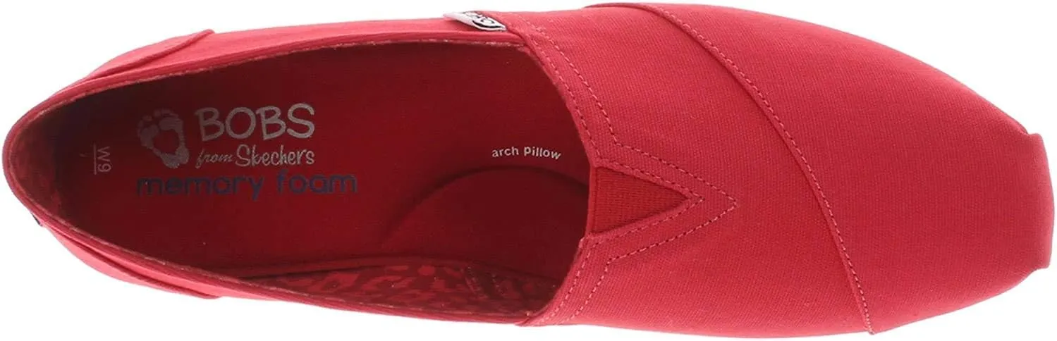 Skechers Women's Bobs Plush-Peace & Love Ballet Flat